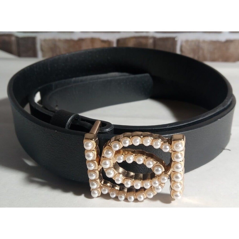 bb Gold Beaded Large Woman's Belt 40"